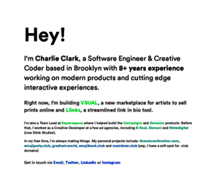 charlieclarkdesign.com screenshot