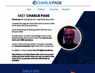charliepage.com screenshot