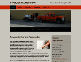 charlies-plumbing.com screenshot