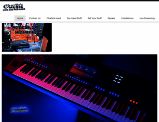 charliesmusic.com screenshot