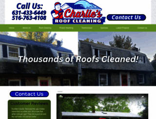 charliesroofcleaning.com screenshot