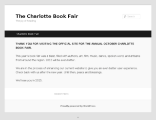 charlottebookfair.org screenshot