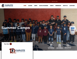 charlottechesscenter.org screenshot