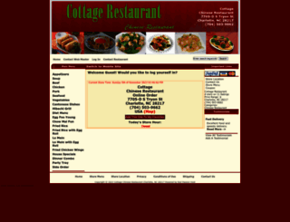 charlottecottagerestaurant.com screenshot