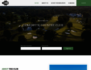 charlottecountryclub.org screenshot