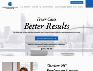charlotteemploymentlawyers.com screenshot