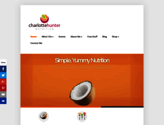 charlottehunternutrition.co.uk screenshot