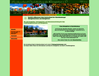 charlottenburger-kleingartenverband.de screenshot