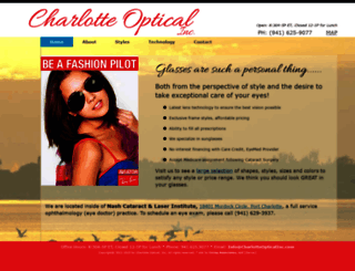 charlotteopticalinc.com screenshot