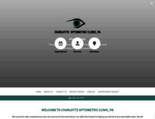 charlotteoptometricclinic.com screenshot
