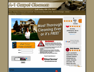 charlottesvillecarpetcleaners.com screenshot