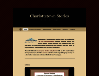 charlottetownstories.wordpress.com screenshot