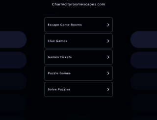 charmcityroomescapes.com screenshot