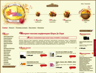 charmedeparis.ru screenshot
