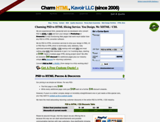 charmhtml.com screenshot