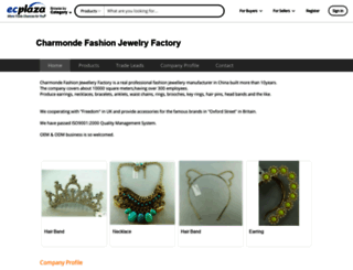 charmondejewelry.en.ecplaza.net screenshot