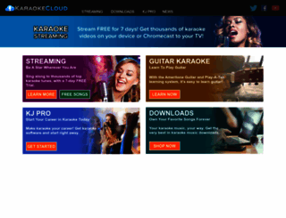 chartbusterkaraoke.com screenshot