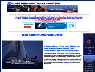 charterayachtingreece.com screenshot