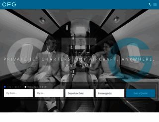 charterflightgroup.com screenshot