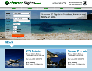charterflights.co.uk screenshot