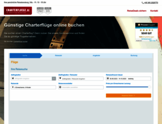 charterfluege.de screenshot