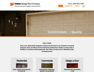 chartergaragedoor.com screenshot