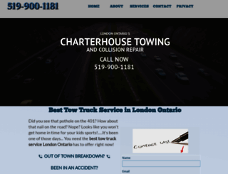 charterhousetowing.com screenshot