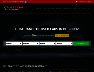 chartonmotorcompany.ie screenshot