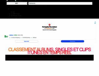 chartsmusic.fr screenshot