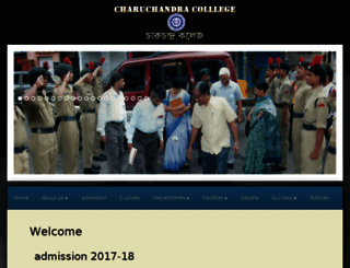 charuchandracollege.com screenshot