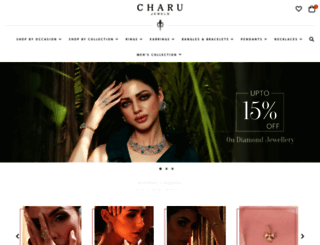 charujewels.com screenshot