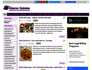 charuscuisine.com screenshot