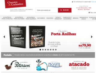 charutosecachimbos.com.br screenshot
