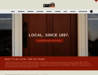 chaselumber.com screenshot