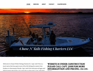 chasentailsfishingcharters.com screenshot