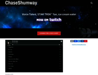 chaseshumway.com screenshot