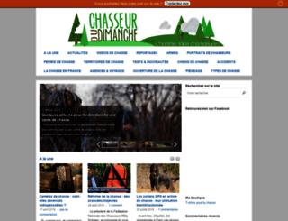 chasseurdudimanche.com screenshot