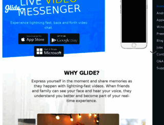 chat.glide.me screenshot