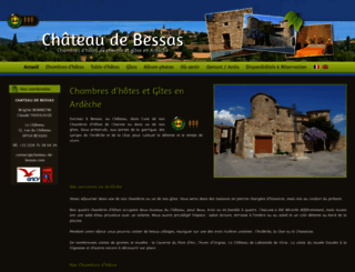 chateau-de-bessas.com screenshot