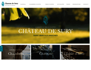 chateau-de-sury.com screenshot