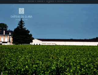 chateau-du-glana.com screenshot