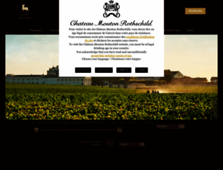 chateau-mouton-rothschild.com screenshot