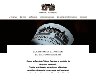 chateau-peyrabon.fr screenshot