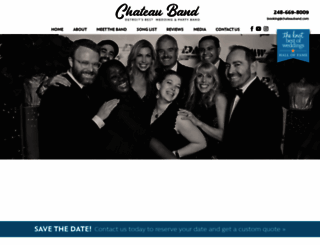 chateauband.com screenshot