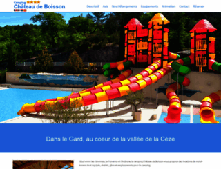 chateaudeboisson.com screenshot