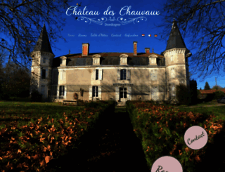 chateaudeschauvaux.com screenshot