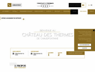 chateaudesthermes.com screenshot