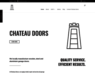chateaudoors.co.za screenshot