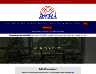 chateaudrugandhomecare.net screenshot
