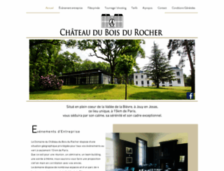 chateauduboisdurocher.com screenshot